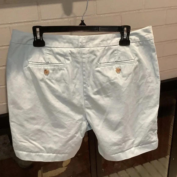 #184 Lands End Light Blue Pocket Chino Shorts Size 12 - Picture 5 of 6
